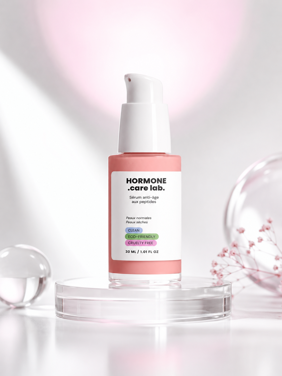 Sérum Anti-Âge aux Peptides   Formulé pour la Peau en Ménopause